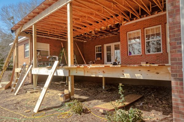 Porch Columns Installation in New Braunfels