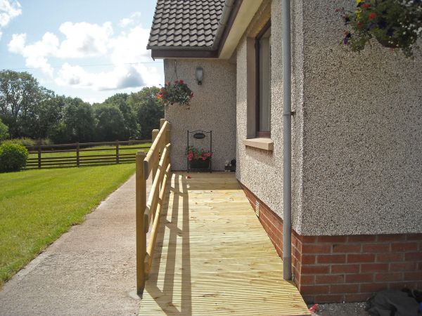 Hardwood Ramp Installation in New Braunfels