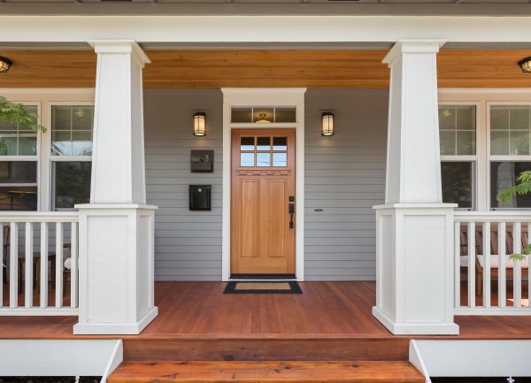 Wood Porch Construction in New Braunfels