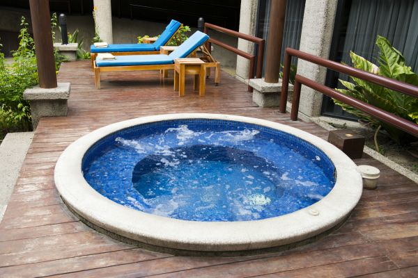 Hot Tub Deck Construction in New Braunfels